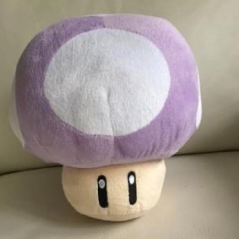 NEW rare Nintendo Super Mario Bros Mushroom Plush Toy